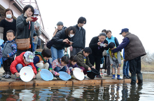 さけの稚魚放流 サムネイル