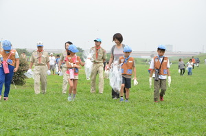 利根川河川敷清掃 サムネイル