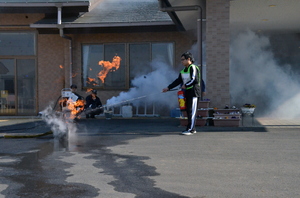 大泉町模擬火災訓練 サムネイル