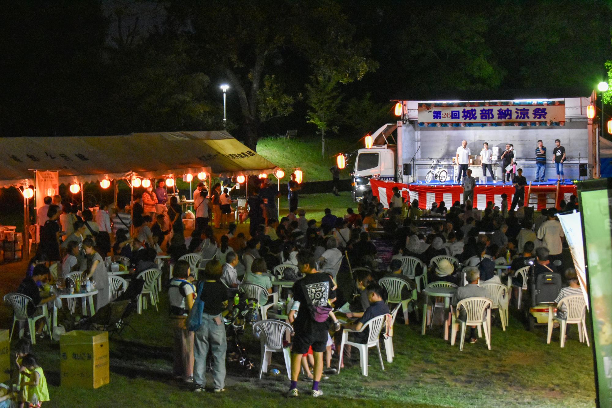 城部納涼祭の様子
