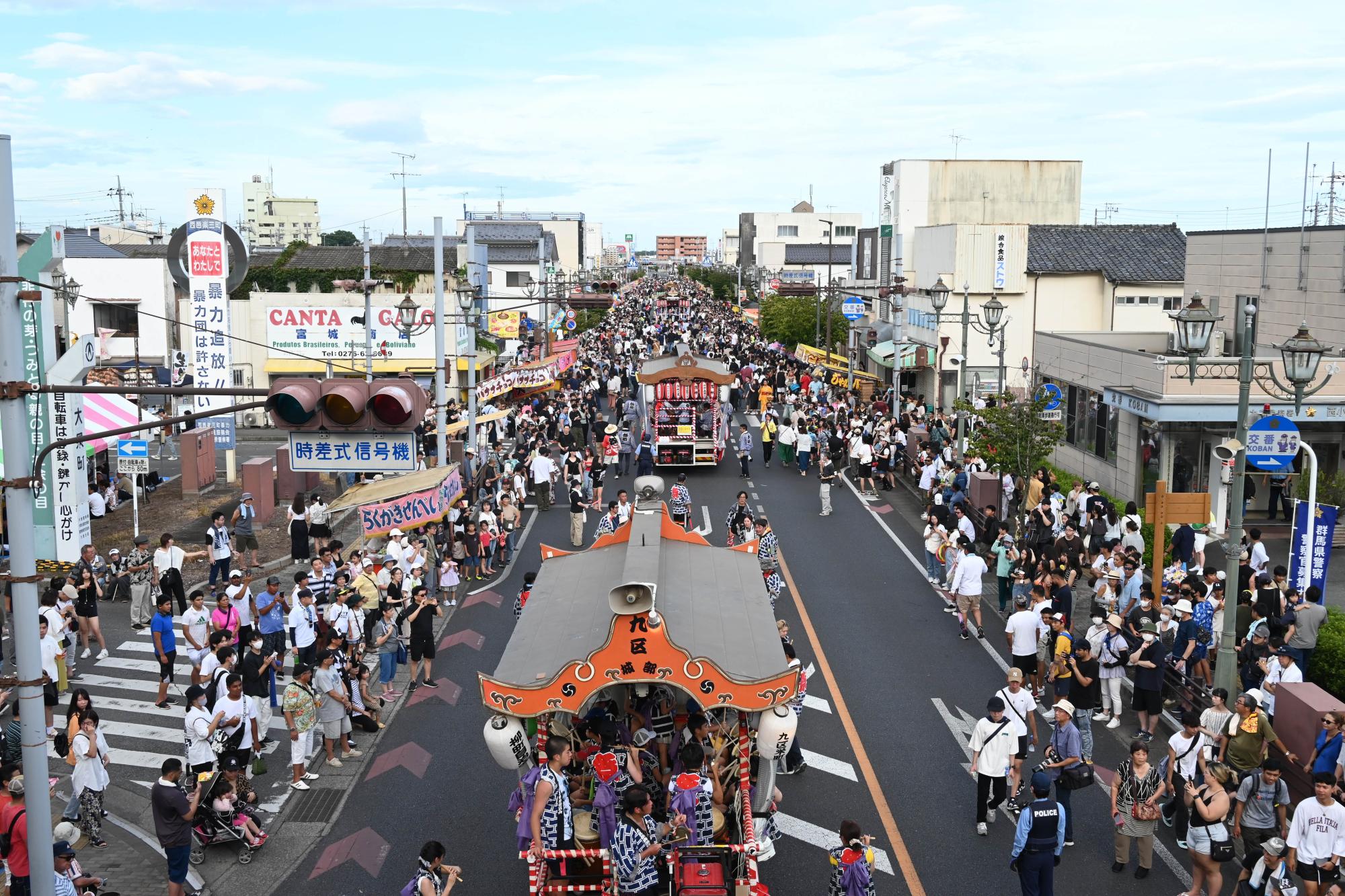 まつり会場の様子