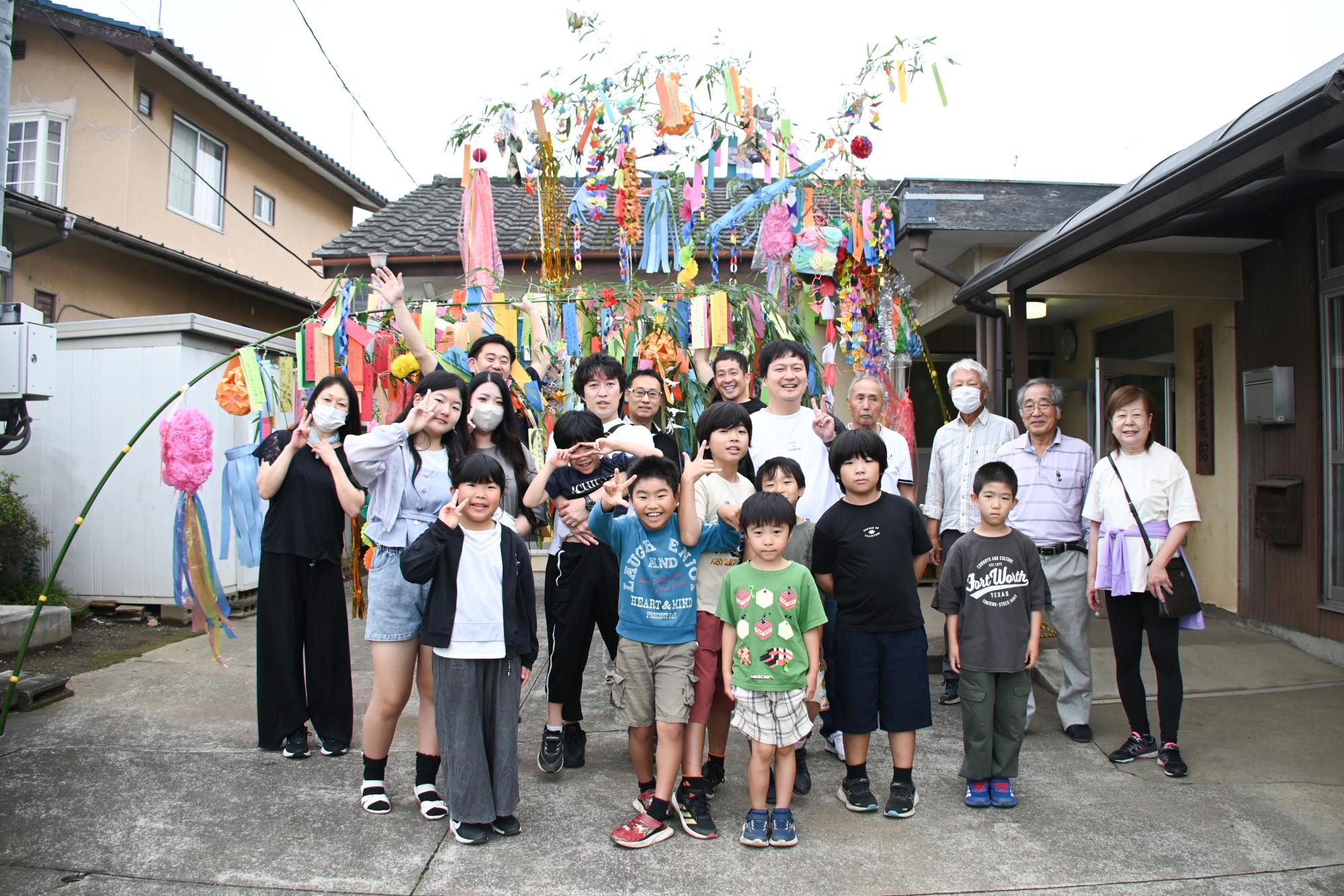 第5区七夕まつりに参加した皆さん