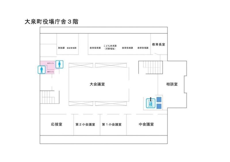 庁舎3階案内図