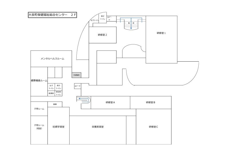 保健福祉総合センター案内図2階