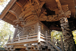 小泉神社本殿及び彫刻の画像