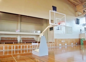 移動式バスケットゴールの画像